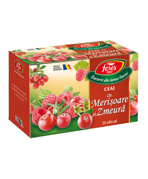 FARES CEAI MERIȘOARE ȘI ZMEURĂ (20 pliculețe)