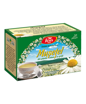 FARES CEAI MUȘEȚEL (20 pliculețe)