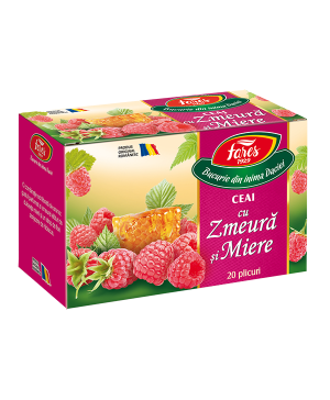 FARES CEAI ZMEURĂ ȘI MIERE (20 pliculețe) FARES CEAI ZMEURĂ ȘI MIERE (20 pliculețe)