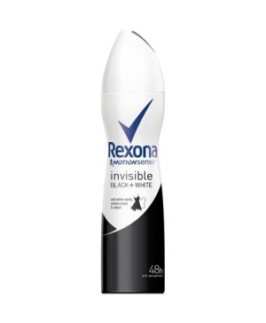 REXONA DEODORANT 150ML.INVIZIBIL BLACK&WHITE REXONA DEODORANT 150ML.INVIZIBIL BLACK&WHITE